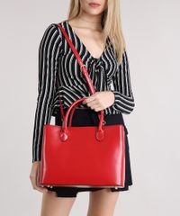 Bolsa-Feminina-Shopper-com-Alca-Transversal-Vermelha-8883244-Vermelho_2