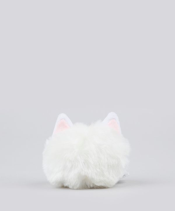 Chaveiro Pompom com Orelhinhas Off White Único
