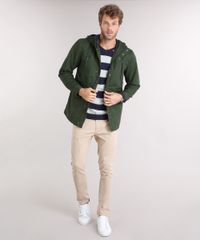 Parka-Masculina-com-Capuz-Gola-Alta-com-Bolsos-Verde-Militar-8841713-Verde_Militar_3