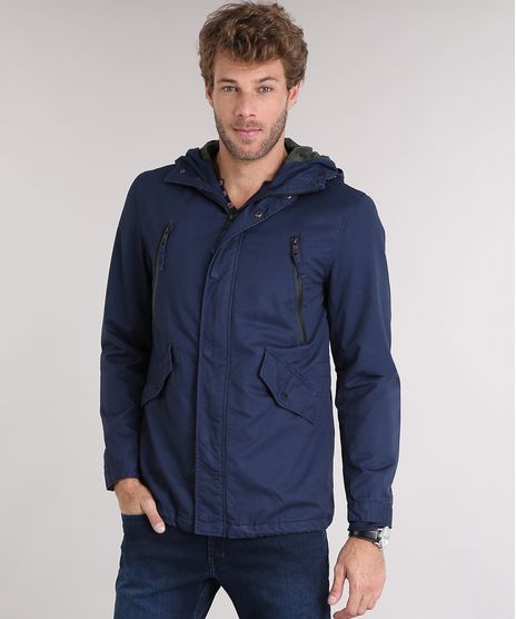 Parka-Masculina-com-Capuz-Gola-Alta-com-Bolsos-Azul-Marinho-8841713-Azul_Marinho_1