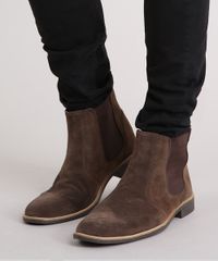 Bota-Masculina-Chelsea-Cano-Medio-com-Elasticos-Laterais-Marrom-9161054-Marrom_2