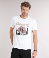 Camiseta-Masculina-The-Doors-Manga-Curta-Gola-Careca-Off-White-9115037-Off_White_1