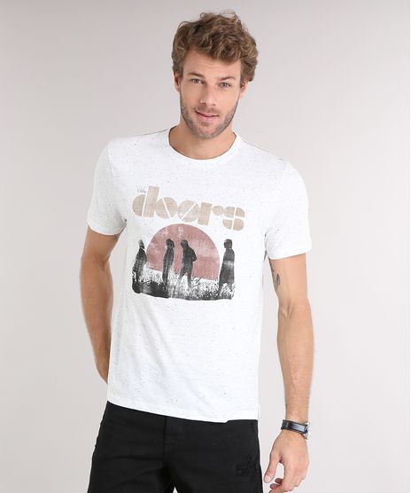 Camiseta-Masculina-The-Doors-Manga-Curta-Gola-Careca-Off-White-9115037-Off_White_1