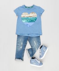 Blusa-Infantil-Brasil-Coracao-com-Paetes-em-Algodao---Sustentavel-Manga-Curta-Decote-Redondo-Azul-9181458-Azul_3