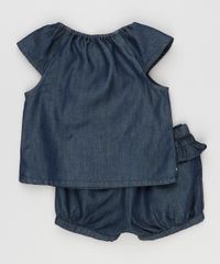 Conjunto-Infantil-Jeans-de-Blusa-com-Bordado-Manga-Curta---Short-com-Babados-Azul-Escuro-8920773-Azul_Escuro_2