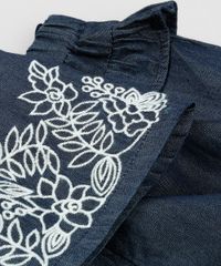 Conjunto-Infantil-Jeans-de-Blusa-com-Bordado-Manga-Curta---Short-com-Babados-Azul-Escuro-8920773-Azul_Escuro_4