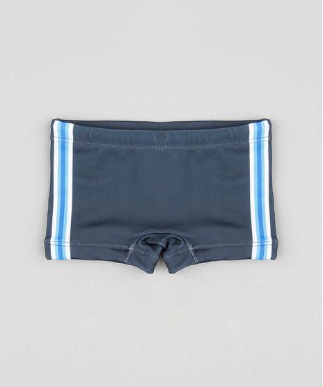 Sunga-Infantil-Boxer-com-Listras-Chumbo-9122237-Chumbo_1