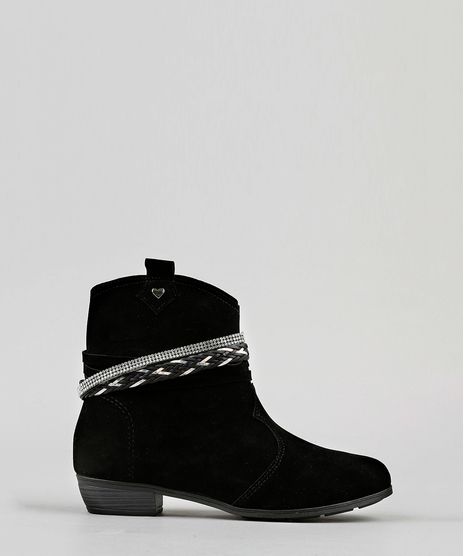 Bota-Infantil-Feminina-Molekinha-Cano-Baixo-com-Tiras-Decoradas-Preta-9143782-Preto_1