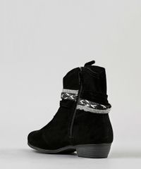 Bota-Infantil-Feminina-Molekinha-Cano-Baixo-com-Tiras-Decoradas-Preta-9143782-Preto_3