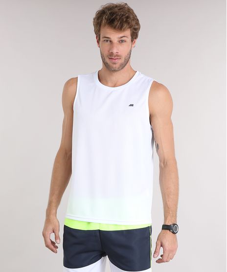 Regata-Masculina-Esportiva-Ace-com-Listras-Gola-Careca-Branca-9153551-Branco_1