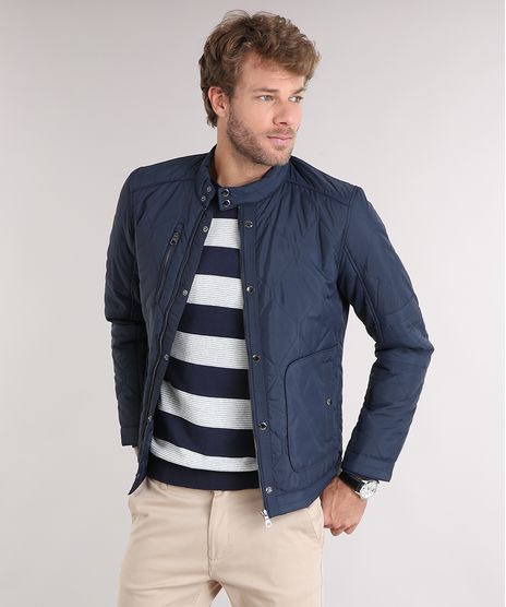 Jaqueta-Masculina-Water-Reppelent-com-Matelasse-e-Bolsos-Azul-Escuro-8831059-Azul_Escuro_1