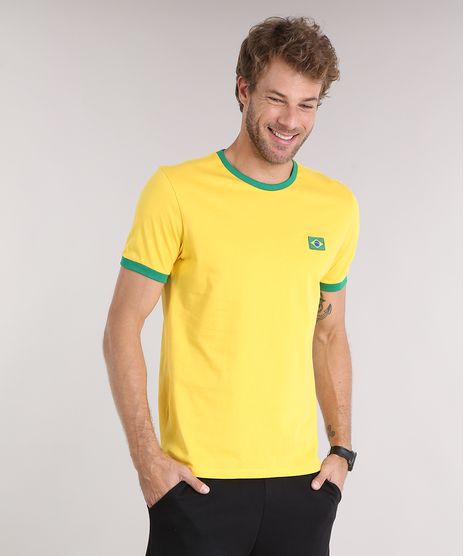 Camiseta-Masculina-Esportiva-Ace-Brasil--10--Manga-Curta-Gola-Careca-Amarela-9175071-Amarelo_1
