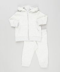 Conjunto-Infantil-de-Blusao-Basico-com-Capuz---Calca-em-Moletom-Cinza-Mescla-Claro-9161185-Cinza_Mescla_Claro_1