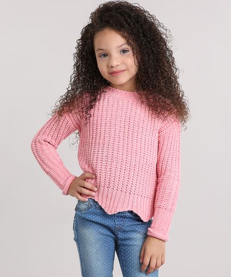 Sueter-Infantil-Chenille-Decote-Redondo-Manga-Longa-Rosa-8863310-Rosa_1 Sueter-Infantil-Chenille-Decote-Redondo-Manga-Longa-Rosa-8863310-Rosa_1