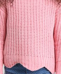 Sueter-Infantil-Chenille-Decote-Redondo-Manga-Longa-Rosa-8863310-Rosa_4