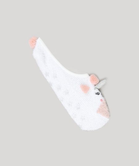 Meia-Feminina-Sapatilha-Unicornio-de-Inverno-Felpuda-Branca-9006639-Branco_1 Meia-Feminina-Sapatilha-Unicornio-de-Inverno-Felpuda-Branca-9006639-Branco_1