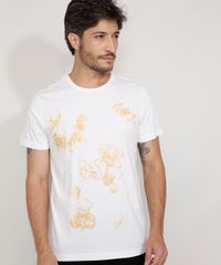 Camiseta-Masculina-Slim-Manga-Curta-Arabescos-Metalizada-Gola-Careca-Branca-9980905-Branco_6