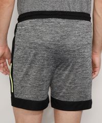 Bermuda-Masculina-Esportiva-Ace-com-Bolso-de-Ziper-e-Recortes-Cinza-Mescla-Escuro-9982558-Cinza_Mescla_Escuro_2