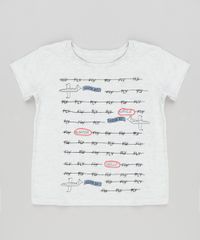 Camiseta-Infantil--Fly--com-Avioes-Manga-Curta-Gola-Redonda-Cinza-Mescla-Claro-9133807-Cinza_Mescla_Claro_1