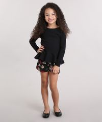 Short-Infantil-Estampado-Floral-com-Cinto-Preto-8911833-Preto_3