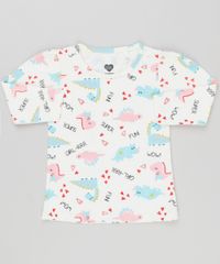 Blusa-Infantil-Estampada-com-Dinossauros-Manga-Longa-Decote-Redondo-em-Algodao---Sustentavel-Off-White-9145680-Off_White_1