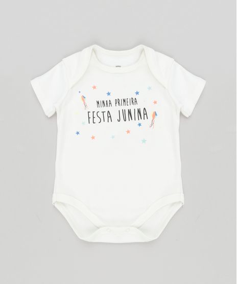 Body-Infantil--Minha-Primeira-Festa-Junina--em-Manga-Curta-com-Decote-Redondo--Off-White-9200293-Off_White_1