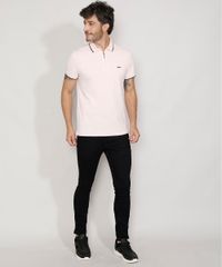 Polo-Masculina-Slim-Texturizada-Favo-com-Ziper-Manga-Curta-Rosa-Claro-9980767-Rosa_Claro_3