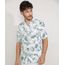 Camisa-Masculina-Tradicional-Estampada-de-Folhagem-Aquarelada-Manga-Curta-Branca-9973863-Branco_1