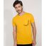 Camiseta-Masculina-Slim-Manga-Curta-com-Bolso-Flocado-Gola-Careca-Amarela-9968278-Amarelo_1