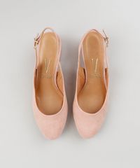 Scarpin-Feminino-Bico-Redondo-Vizzano-em-Suede-Salto-Baixo-Rose-9191112-Rose_4