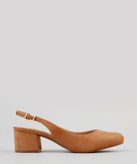 Scarpin-Feminino-Bico-Redondo-Vizzano-em-Suede-Salto-Baixo-Caramelo-9191120-Caramelo_1