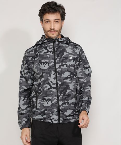 Jaqueta-Corta-Vento-Masculina-de-Nylon-Esportiva-Ace-Camuflada-com-Capuz-e-Bolsos-de-Ziper-Chumbo-9786816-Chumbo_1