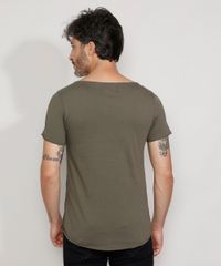 Camiseta-Masculina-Slim-Manga-Curta-com-Bolso-e-Ziper-Gola-Canoa-Verde-Militar-9968295-Verde_Militar_4