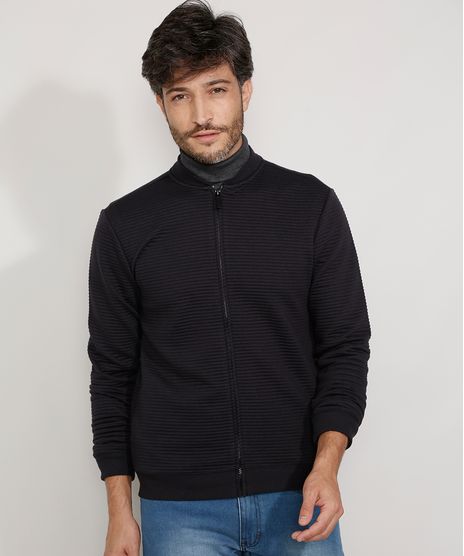 Jaqueta-Bomber-Masculina-Slim-Texturizada-com-Bolsos-Azul-Marinho-9347561-Azul_Marinho_1