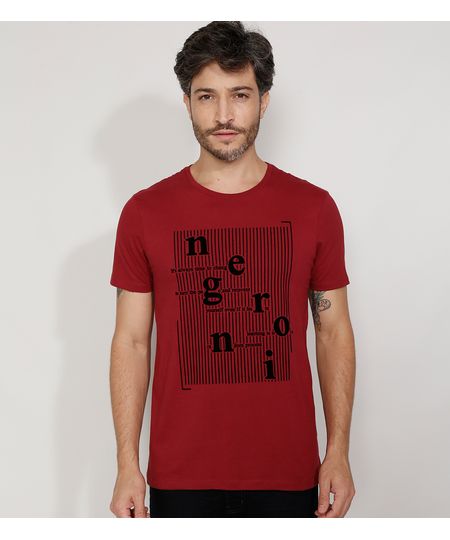 Camiseta-Masculina-Slim-Manga-Curta--Negroni--Flocada-Gola-Careca-Vinho-9984416-Vinho_1