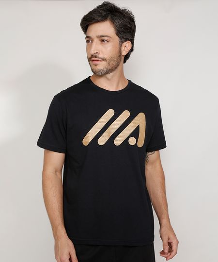 Camiseta-Masculina-Manga-Curta-Esportiva-Ace-Gola-Careca-Metalizada-Preta-9978227-Preto_1