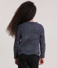 Sueter-Infantil-Chenille-Decote-Redondo-Manga-Longa-Chumbo-8863310-Chumbo_2