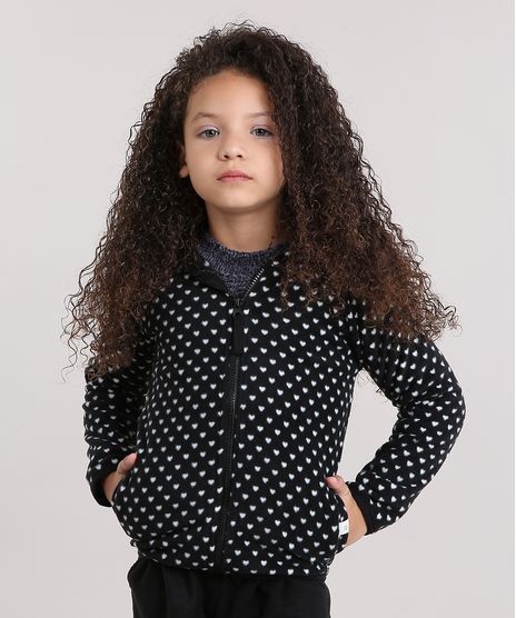 Blusao-Infantil-com-Capuz-Estampado-de-Coracoes-em-Fleece-Preto-8833488-Preto_1