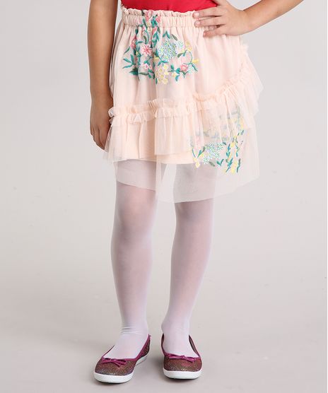 Saia-Infantil-em-Tule-com-Bordado-e-Babados-Rose-8690712-Rose_1