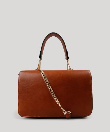 Bolsa-Feminina-Transversal-Alca-com-Corrente-Caramelo-8883341-Caramelo_1