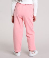 Calca-Infantil-Basica-em-Fleece-com-Bolsos-Rosa-8833521-Rosa_2