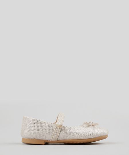 Sapatilha-Infantil-com-Lurex-e-Laco-Bege-9161003-Bege_1 Sapatilha-Infantil-com-Lurex-e-Laco-Bege-9161003-Bege_1