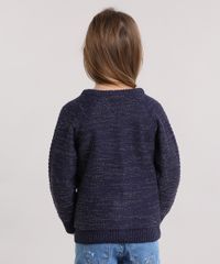 Cardigan-Infantil-em-Trico-com-Lurex-e-Forro-em-Plush-Azul-Marinho-8862498-Azul_Marinho_2
