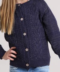 Cardigan-Infantil-em-Trico-com-Lurex-e-Forro-em-Plush-Azul-Marinho-8862498-Azul_Marinho_4