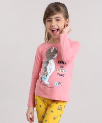 Blusa-Infantil-Gatinho-Manga-Longa-Decote-Redondo-em-Algodao---Sustentavel-Rosa-Medio-9137409-Rosa_Medio_1