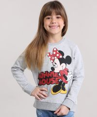 Blusao-Infantil-Minnie-com-Glitter-em-Moletom-Manga-Longa-Decote-Redondo-Cinza-Mescla-9156224-Cinza_Mescla_1