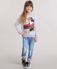 Blusao-Infantil-Minnie-com-Glitter-em-Moletom-Manga-Longa-Decote-Redondo-Cinza-Mescla-9156224-Cinza_Mescla_3