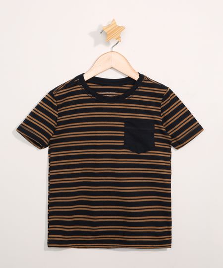 Camiseta-Infantil-Manga-Curta-Listrado-com-Bolso-Caramelo-9980367-Caramelo_1