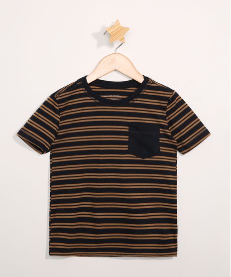 Camiseta-Infantil-Manga-Curta-Listrado-com-Bolso-Caramelo-9980367-Caramelo_1