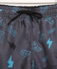 Bermuda-Surf-Infantil-Estampada-Games-com-Cordao-Chumbo-9979502-Chumbo_3